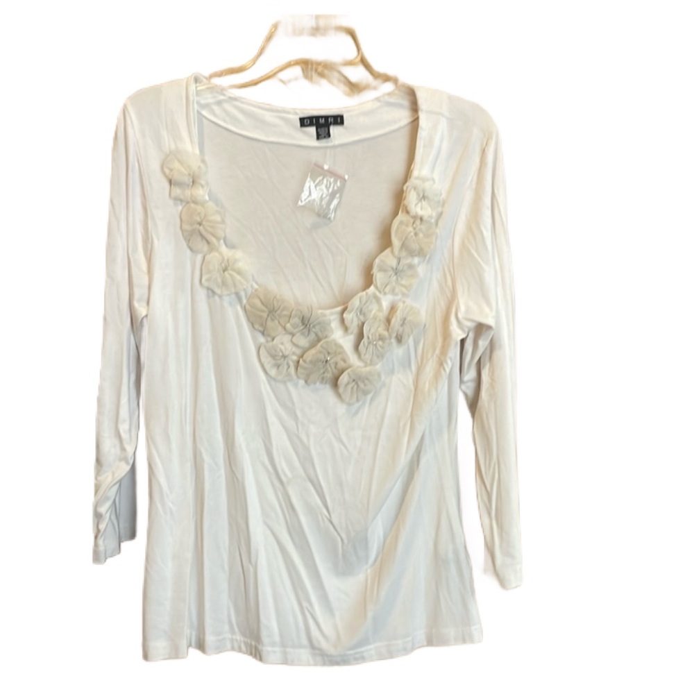 Dimri cream top size xl